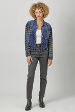 Load image into Gallery viewer, 5765-Plaid Corduroy Jacket-BLUE
