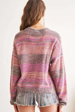 Load image into Gallery viewer, 4693- Pull Over Fringe Sweater-multi
