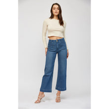 Load image into Gallery viewer, 4708-MICA Super High Rise Wide Leg Cropped
