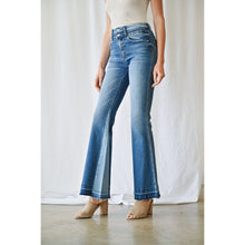 Load image into Gallery viewer, 5754- MICA High Rise Flare with Blocking Detail
