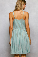 Load image into Gallery viewer, 5801- POL Boho Mirror Embroidery V-Neck Sleeveless Dress
