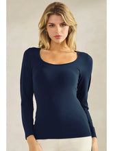 Load image into Gallery viewer, 6501- Women's Sculpted Seamless Long Sleeve Top-one size
