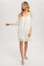 Load image into Gallery viewer, 4448-Open Shoulder Lace Dress-IVORY
