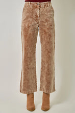 Load image into Gallery viewer, 6659- Washed Corduroy Trousers-TOFFEE
