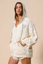 Load image into Gallery viewer, 4901-HEART HOODIE SWEATER
