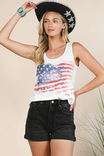 Load image into Gallery viewer, 6026-SIMONE Americana Graphic Sleeveless Top
