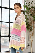 Load image into Gallery viewer, 4327-COLORBLOCK CROCHET TOP
