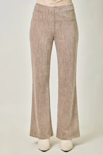 Load image into Gallery viewer, 6728- Velvet Corduroy Bootcut Trousers-CAPPUCINO
