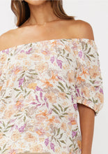 Load image into Gallery viewer, 5046-Short Sleeve Bubble Print Off-Shoulder Top
