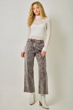 Load image into Gallery viewer, 6723- Washed Corduroy Trousers-WASHED CHOCO
