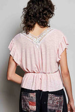 Load image into Gallery viewer, 6067- V-Neck Adjustable Waist Sleeveless Top-PINK

