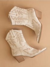 Load image into Gallery viewer, 5229-OASIS SOCIETY-The Nantes Beige | Western Embroidered Cowboy Boot
