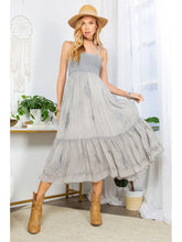 Load image into Gallery viewer, 4115-Ethereal Long Sundress with Hand Aari Embroidery Dress
