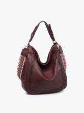 Load image into Gallery viewer, Aris Whipstitch Hobo/Crossbody w/ Guitar Strap
