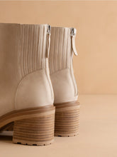 Load image into Gallery viewer, 6709- The Megan | Light Grey Lug Chelsea Fall Bootie
