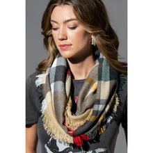 Load image into Gallery viewer, 5601-Plaid Infinity Scarf-SPECIAL PRICE
