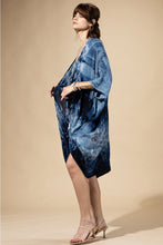Load image into Gallery viewer, 6495- Indigo Tie Dye Kimono
