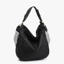 Load image into Gallery viewer, Aris Whipstitch Hobo/Crossbody w/ Guitar Strap
