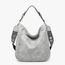 Load image into Gallery viewer, JEN &amp; CO Aris Whipstitch Hobo/Crossbody w/ Guitar Strap
