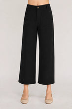 Load image into Gallery viewer, 6718- Knit Straight Leg Trousers-BLACK
