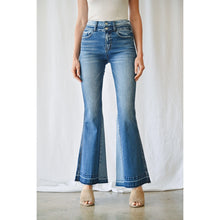 Load image into Gallery viewer, 5754- MICA High Rise Flare with Blocking Detail
