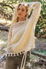 Load image into Gallery viewer, 5347-Multi Texture Sweater-IVORY
