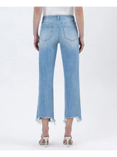 Load image into Gallery viewer, 5866- LOVERVET High Rise Distressed Crop Slim Wide Jeans
