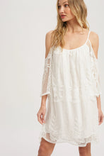 Load image into Gallery viewer, 4448-Open Shoulder Lace Dress-IVORY
