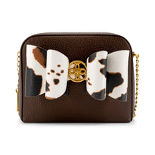Load image into Gallery viewer, 6479- Moo Bow Mini Crossbody Bag-BROWN
