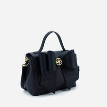Load image into Gallery viewer, 6542- Marigold Bow Vegan Neutral Everyday Crossbody-BLACK

