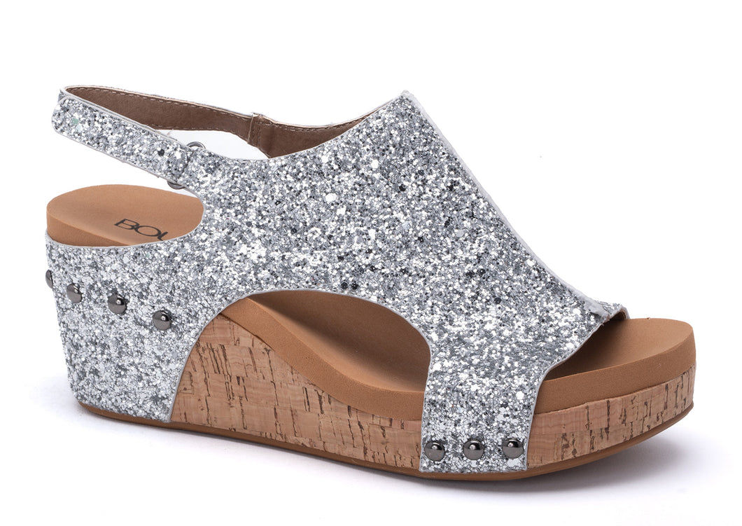 CORKYS CARLEY SILVER GLITTER