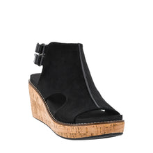 Load image into Gallery viewer, 6587- CORKYS  FALLING HARD BLACK Faux Suede
