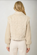 Load image into Gallery viewer, 6660- MIXED MEDIA SWEATER JACKET
