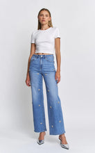 Load image into Gallery viewer, 5512- MICA.High Rise Wide Leg Embellishment
