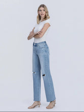 Load image into Gallery viewer, 5871- LOVERVET.HIGH RISE LIGHT WASH DISTRESS SLIM WIDE
