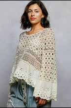 Load image into Gallery viewer, 5474- POL SMC309- POL TOP-NATURAL-ONE SIZE
