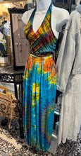 Load image into Gallery viewer, 4186- TIE DYE HAREM PANTS AND WRAP TOP SET
