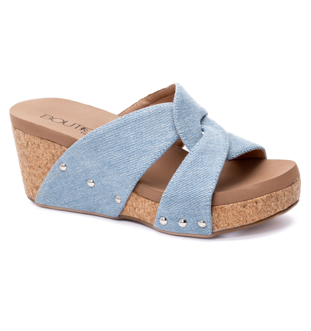 CORKYS BONNY DENIM SANDAL