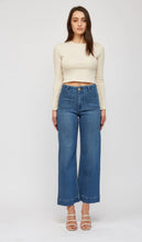 Load image into Gallery viewer, 4708-MICA Super High Rise Wide Leg Cropped
