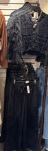 Load image into Gallery viewer, 6428- Crochet-Detail Lined Drawstring Pants-BLACK
