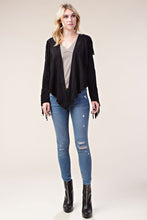 Load image into Gallery viewer, 5521-SUEDE-INSPIRED JACKET WITH FRINGE
