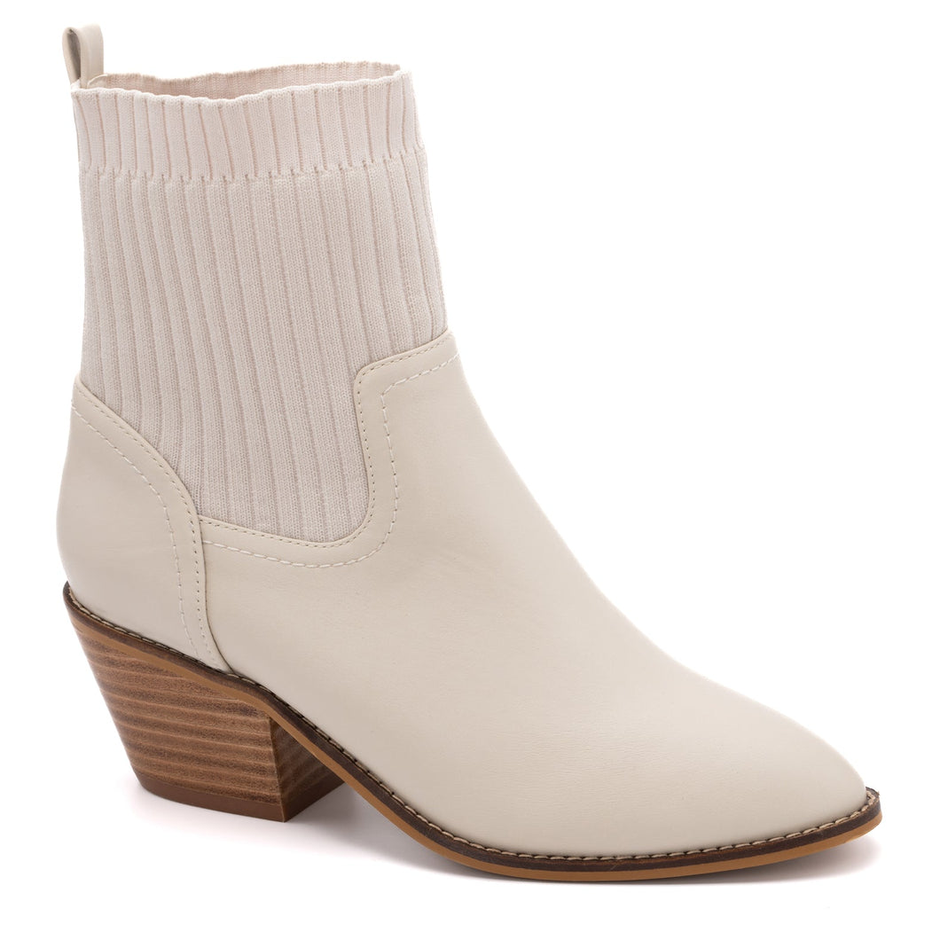 CORKYS CRACKLING BOOT- IVORY