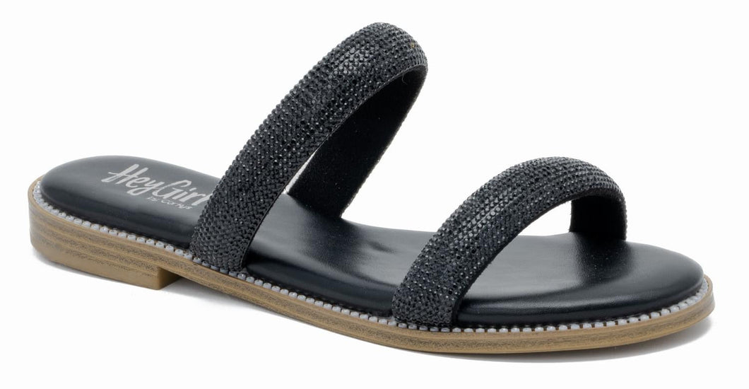 CORKYS FUN IN THE SUN SANDAL-BLACK