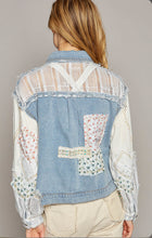 Load image into Gallery viewer, 4491- POL DENIM PATCH SHACKET
