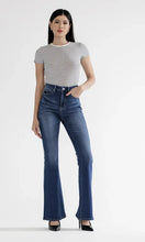 Load image into Gallery viewer, 5873- MICA-High Rise dark wash Flare Jeans
