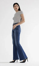 Load image into Gallery viewer, 5873- MICA-High Rise dark wash Flare Jeans

