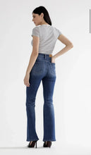 Load image into Gallery viewer, 5873- MICA-High Rise dark wash Flare Jeans
