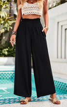 Load image into Gallery viewer, 4284-High Elastic Waist Wide Straight Leg Pockets Pants
