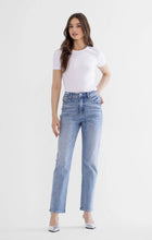 Load image into Gallery viewer, 5513- MICA.Super High Straight with Rhinestone JEANS
