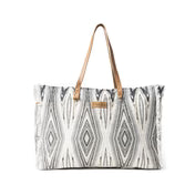 5318- MYRA Tribal Spirit Adventure Weekender Bag In Off White